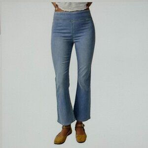 FREE PEOPLE We The Free In My Feelings Cropped Slim Flare Jeans New with Tags